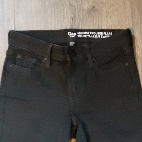 NWOT Black Gap Midrise trouser flare Size 0 - Picture 3 of 5